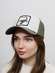 Бейсболка GOORIN BROTHERS арт. 101-1436 (оливковый / белый)